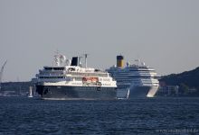 Minerva & Costa Pacifica outbound Port of Kiel 24.05.2012.